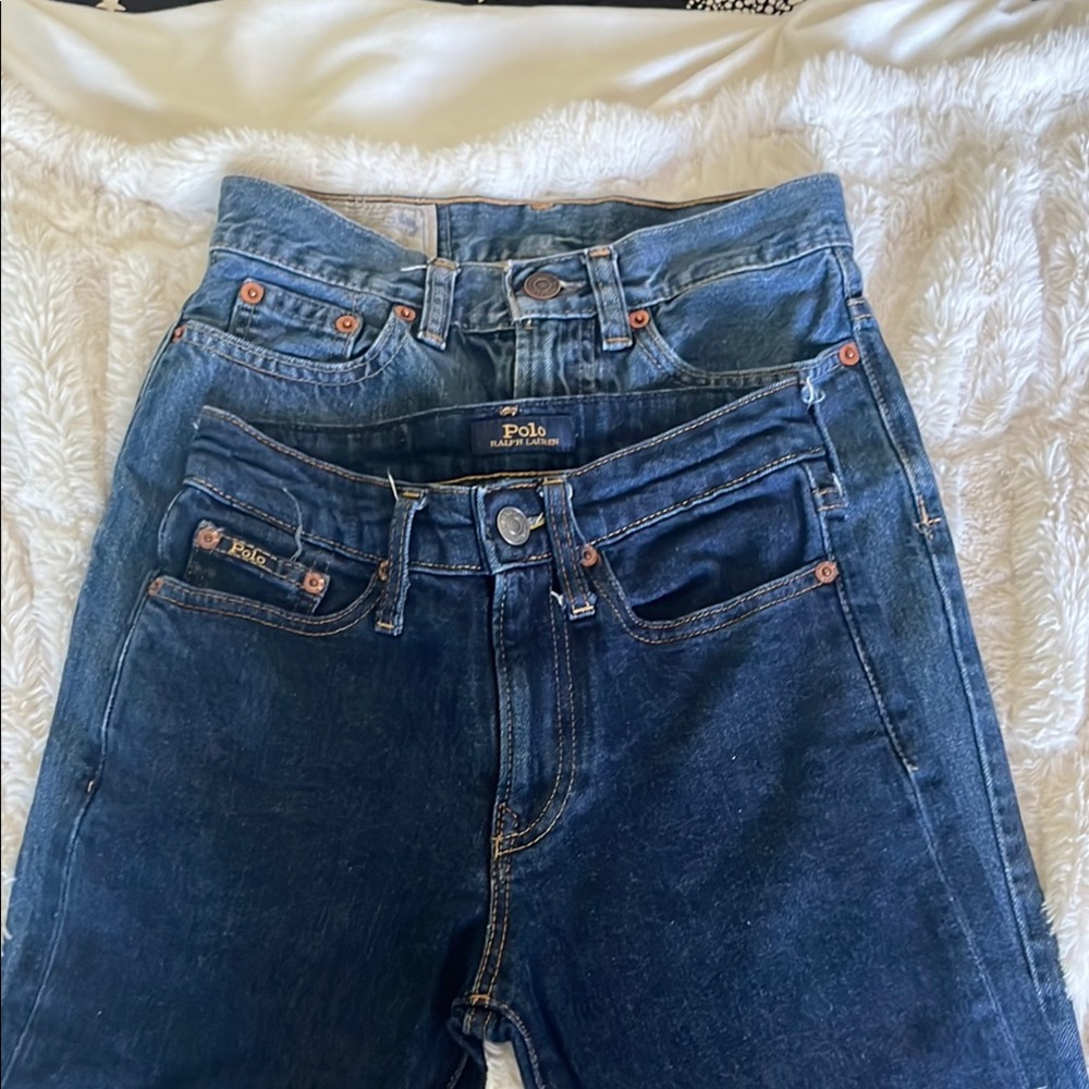Polo by Ralph Lauren Blue Straight Leg Jeans Classic Style